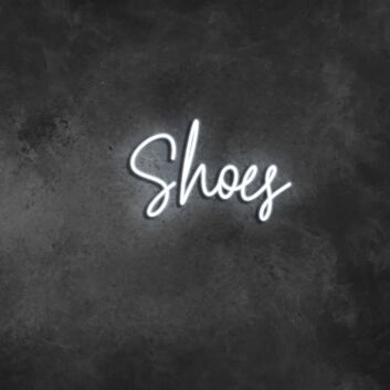 &#39;Shoes&#39; Neon Sign