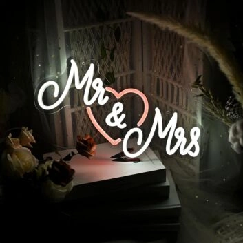 Celebrate love and joy at your wedding, home, or anniversary party with A Wedding Full Of Happiness And Blessings Neon Sign.