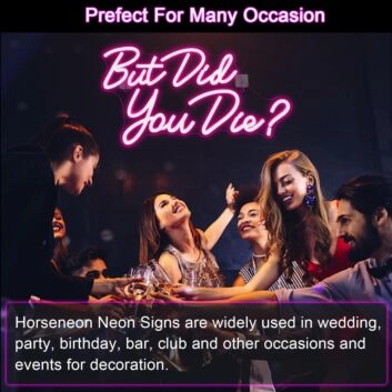 Add a Pop of Fun to Your Bar, Office, or Game Room with the But Did You Die Deep Pink Neon Sиг.