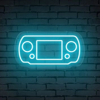 Brighten Up Your Gaming Room, Bar, or Teen&#039;s Bedroom with the Handheld Game Console Neon Sign.