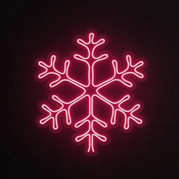 Snowflake Neon Sign