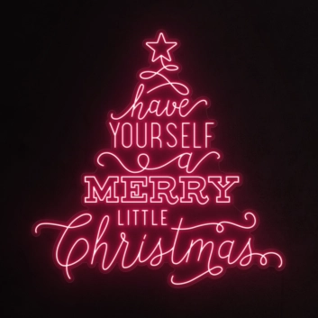 Have a Merry Little Christmas Neon Sign