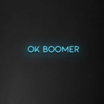 Ok Boomer Neon Sign