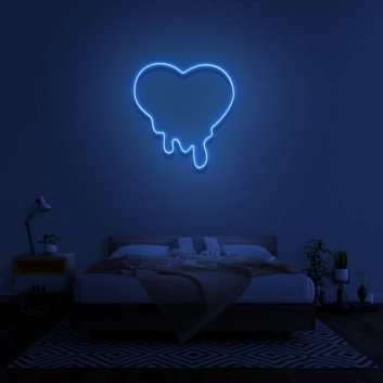 Melting Heart Neon Sign
