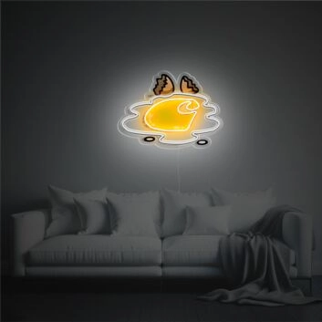 Brighten Your Space: Carhartt Egg LED Neon Acrylic Artwork for Home Decor, Office Ambiance, and Vibrant Bar Settings