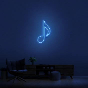 Music Note Neon Sign