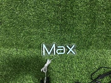 Brighten Your Office, Store, and Bar Ambiance with the Max Blue LED Neon Sign.