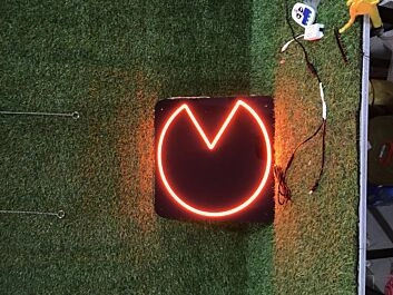 Brighten Up Your Game Room, Bar, or Store: Pac Man Red Dots LED Neon Sign