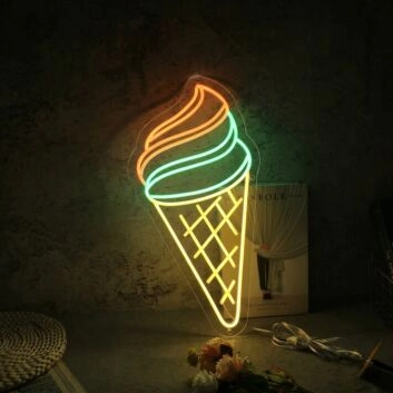 Popsicle Ice Cream Neon Sign
