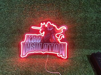 Brighten Up Your Space: K And C Insulation UV Print LED Neon Sign for Home Decor, Office Vibes, and Vibrant Bar Atmospheres.