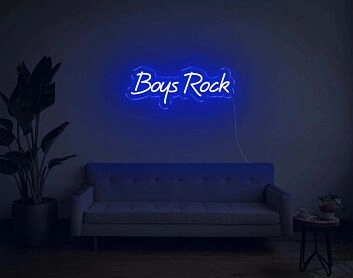 Boys Rock LED Neon Sign
