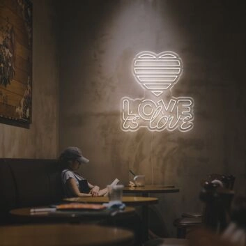 Brighten Your Wedding, Bar, or Living Space with the Love Is Love LED Neon Sign