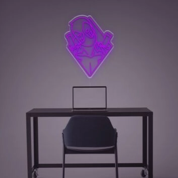 Elevate your game room or bar ambiance with the unique Deadpool LED Neon Sign.