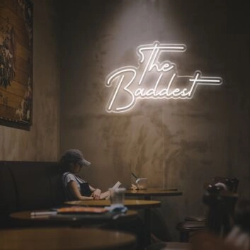 Brighten Up Your Bedroom, Office, or Gaming Space with The Baddest LED Neon Sign.