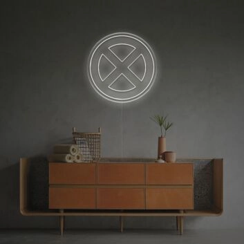 Brighten Up Your Bar, Gaming Room, or Man Cave with the X Men Logo LED Neon Sign.