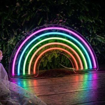 Rainbow Neon Sign