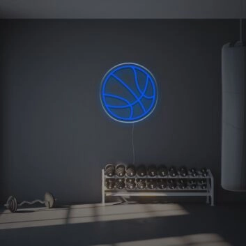 Elevate Your Game Room and Bar Atmosphere with the Basketball For Gym LED Neon Sign