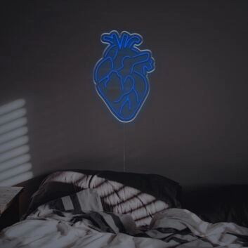 Brighten Your Wedding and Bar Ambiance with Detailed Heart LED Neon Sign.