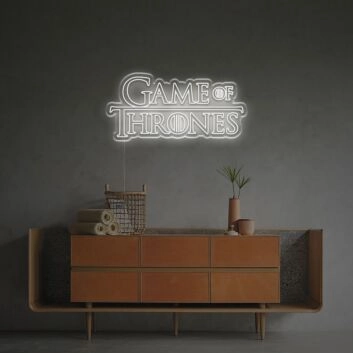 Game Of Thrones LED Neon Sign: Elevate Your Game Room, Man Cave, or Theme Party Ambiance