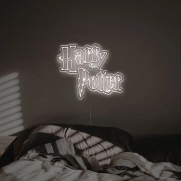 Brighten Your Magical Gatherings and Bedrooms with the Enchanting Harry Potter LED Neon Sign.