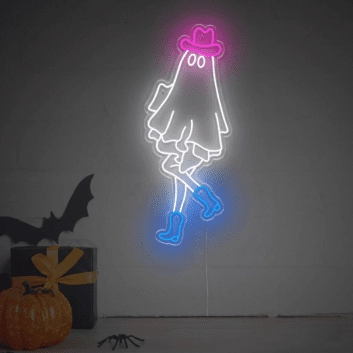 Elevate your bar or home decor with the spooky elegance of the Ghost Lady LED Neon Sign.