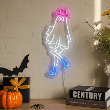 Elevate your bar or home decor with the spooky elegance of the Ghost Lady LED Neon Sign.