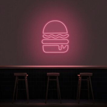 Cheese Burger Neon Sign