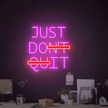 Brighten Up Your Space: From Office to Wedding, The Just Do It Neon Sign Party Decor Neon Wall Art Sign Adds a Glow to Every Occasion.