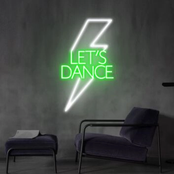 Brighten Your Bedroom, Office, or Party: Lets Dance Neon Sign Bedroom Led Neon Sign