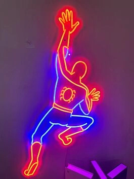 Brighten Your Space: Spiderman Neon Sign for Game Room, Home Theater, and Children&#039;s Bedroom Wall Decor, Perfect for Themed Parties and Bar Ambiance