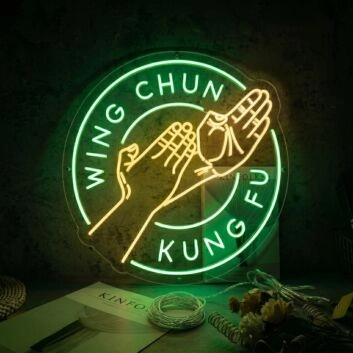 Brighten Your Space: Wing Chun Kung Fu Neon Sign - Perfect for Home Decor, Office Brilliance, Storefronts, Bars, Weddings, and Festive Parties.