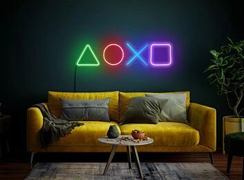 Elevate Your Game Room and Bar Ambience with Gamer Neon Sign Lights for Wall, A Versatile Gaming LED Decor Piece.