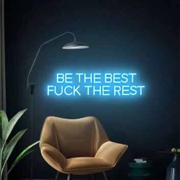 Boldly Elevate Your Space: "Fuck The Rest" LED Neon Sign for Home, Office, Bars, or Edgy Wedding Decorations.