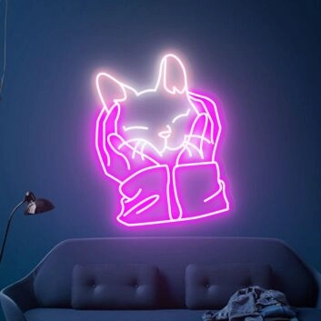 Brighten Up Your Space with Pet Your Cat Led Neon Sign - Perfect for Home, Pet Shops, and Cat-Themed Parties!