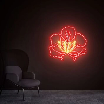 Brighten Your Spaces: Phoenix Flower Led Neon Sign - A Perfect Touch for Bedroom Decor, Office Ambiance, and Romantic Weddings.