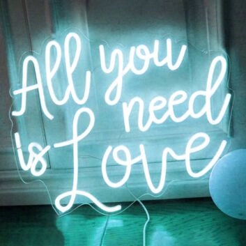 All You Need is Love  Wedding Neon Sign