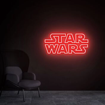 Transform Your Space: Star Wars Wall Decor Neon Sign - Perfect for Home, Office, Bar, or Themed Weddings and Parties