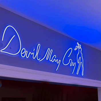 Neon sign for Devil May Cry
