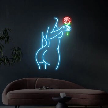 Brighten Up Your Bedroom, Office, or Party with the Woman Body Led Neon Sign - Perfect for Chic Home Decor and Lively Celebrations