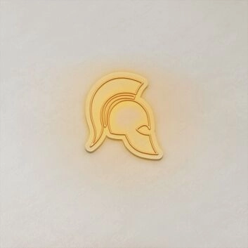 Warrior Helmet LED Sign