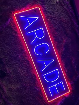 Elevate Your Gaming Space or Bar Ambiance with the Arcade Game Machine Led Neon Sign Game Arcade Led Neon Sign Light.