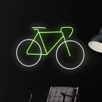 Rev up your space with the Bicycle Led Neon Sign - Perfect for Bicycle Stores, Man Caves, and Trendy Bars.
