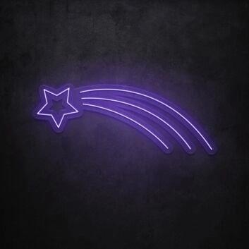 Shooting Star LED Sign