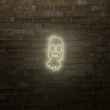 Sad Ghost LED Neon Sign