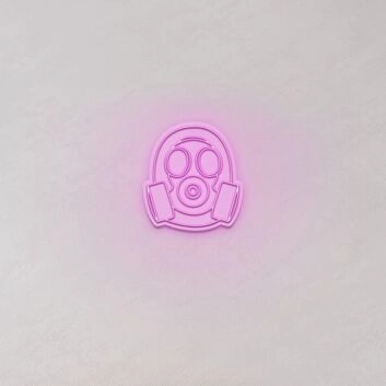 Gas Mask LED Neon Sign