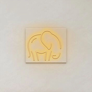 Elephant LED Sign