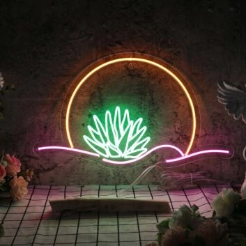 Brighten Up Your Coffee Bar, Club, and Home Gatherings with Desert Led Neon Sign Decor.
