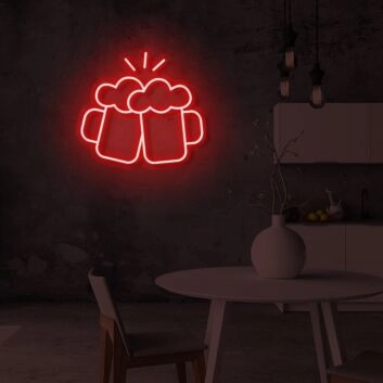 Beer Cheers LED Sign