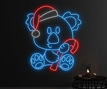 Brighten Up Your Space: Koala Led Sign Koala Led Light Custom Christmas Led Neon Sign for Bars, Weddings, and Home Decor.