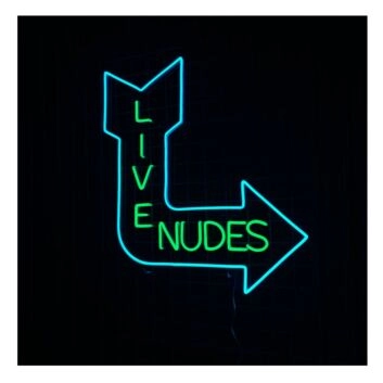Live Nudes Led Neon Sign Restaurant Decor Bar Club Decor